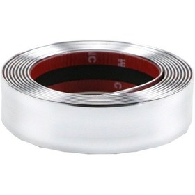 Resim Sones 1m Araba Tampon Çarpışma Önleyici Şerit, Renk: Gümüş Kaplama 3cm 