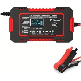 Resim Tenfowee 12v Akıllı Araç Şarj Cihazı - 4ah-100ah Aralığı, Agm, Gel, Sla Ve Islak Aküler İçin, Sıcaklık Telafili 