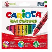Resim Carioca Jumbo Elleri Kirletmeyen Yıkanabilir Pastel Boya 12li 
