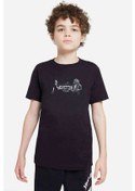 Resim Led Zeppelin Black White Baskılı Unisex Çocuk Siyah T-Shirt 