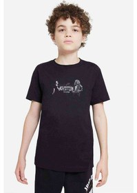 Resim Led Zeppelin Black White Baskılı Unisex Çocuk Siyah T-Shirt 