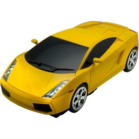 Resim Lamborghini Hoparlörlü USB DVD Player Sarı 