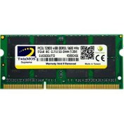 Resim Sodimm 4 Gb 1600mhz 1.35v Low Voltage Ddr3 Notebook Ram Twinmos