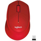 Resim Logıtech M330 Sessiz Kablosuz Mouse-Kırmızı 910-004911 