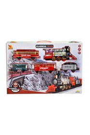 Resim GrupVera 1553 Klasik Tren Seti Sesli ve Işıklı 22 Parça 