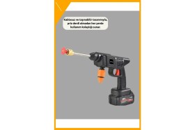 Resim Esplendor Tek Bataryalı 48V Şarjlı Basınçlı Yıkama Makinesi 