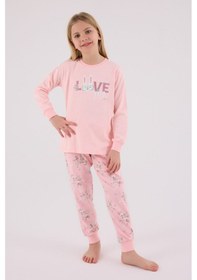 Resim Rolypoly Kız Çocuk Pembe Pijama Takımı Rp3703-c-v2 Pembe 