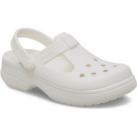 Resim Crocs Classic Mary Jane Clog K Çocuk Terlik - Ekru 