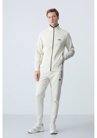 Resim Tommy Life Hugo Bej Jogger Erkek Eşofman Takım - 85198 Bej 