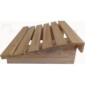 Resim Wooden Gold Fiziksel Engelliler İçin Ergonomik Ayak Desteği Ayak Rampası 