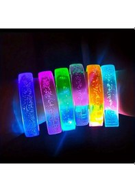 Resim Mey İthalat Beyaz-gümüş Led Işıklı Baskı Yapılabilen Pilli Bileklik Bilezik 1,5 Cm Genişlik Beyaz - Gümüş 46305068 