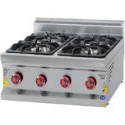 Resim CSA İnox Karacasan Endüstriyel 600 Seri Set Üstü Lpg Tüplü Dört Gözlü Ocak 