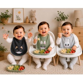 Resim DAPSEE MAMA ÖNLÜĞÜ %100 PAMUK ORGANİK KIZ VE ERKEK ÇOCUK MAMA ÖNLÜĞÜ 
