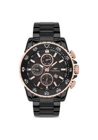 Resim Ferro Fm1542a-r Quartz Siyah Çelik Kordon 45 Mm Erkek Kol Saati Gri 
