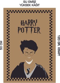 Resim duha trend 35x50 120 Gr. Kraft Kağıt Oto Paspası Harry Potter 100 Adet 