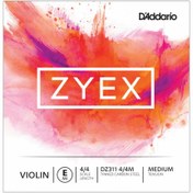 Resim D'Addario DZ311 4/4M Zyex E Keman Teli (Mi) 