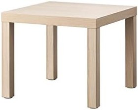 Resim Ikea LACK Yan sehpa, 55x55 cm, [Beyaz lekeli meşe efekti] 