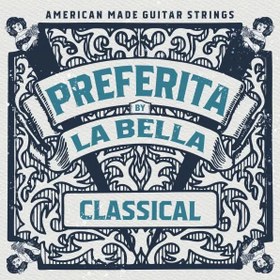 Resim La Bella 1P Preferita Klasik Gitar Teli | Şeffaf Tizler Dengeli Baslar 