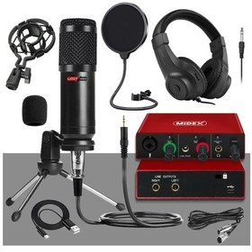 Resim Stüdyo Ekipmanları Style Paket-1 BM800 Mikrofon Ses Kartı Stüdyo 