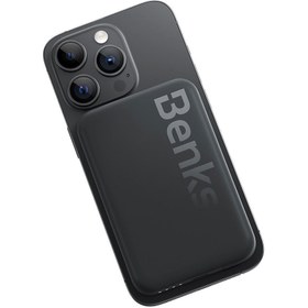 Resim Benks MP10 M-safe Magnetik İnce Tasarımlı Powerbank 6000mAh - Siyah 