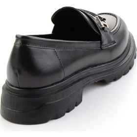 Resim Siyah Kadın Loafer Ayakkabı K01997011209 Siyah 