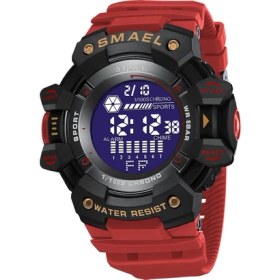 Resim Hanyang Kırmızı Gül Altın Smael Izle Erkekler Için Açık Spor Dijital Saatler Elektronik LED Erkek Kol Saati Öğrenci Geri Sayım Kronometre Saat Erkek (Yurt Dışından) 
