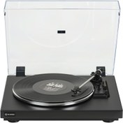 Resim REKKORD AUDIO F300 Siyah Otomatik Pikap - AT91 iğne ile 