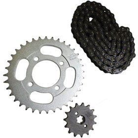 Resim HALL BREATHE Yüksek Kalite Bisiklet Zincir ve Dişli Seti, Güçlü ve Dayanıklı Takım 