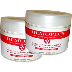 Resim Hemoplus Krem 150 Ml Ölçeğinde 2 Adet Hemeroid Kremi 