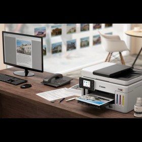 Resim Canon Maxıfy Gx6140, Renkli, Mürekkep Mega Tanklı, Yazıcı, Tarayıcı, Wifi, Lan, Duplex, Orijinal Mür 