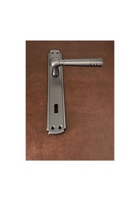 Resim Osmanlı Mat Skoç Füme Bravo Aynalı Oda Kapı Kolu 2 Takım 