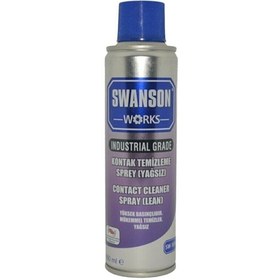 Resim SWANSON Works Kontak Devre Temizleyici Sprey Yağsız 250 Ml 