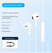Resim Mikrofonlu Kablolu Kulak İçi Kulaklık - Lightning - Müzik Özel - Yarım Kulak - Çip Kod Çözmeli Um25093-11 Yurt Dışından Hp 1125 Kulaklık 