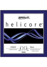 Resim D'Addario Hs612 3/4M Helicore Solo E Kontrabas Teli (Mi) 