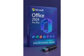 Resim Microsoft Office 2024 Pro Plus Orijinal Lisans | 2026 Güncel Sürüm | USB Kurulum Belleği + Ömür Boyu Etkinleştirme 