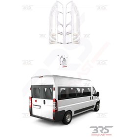 Resim Fiat Ducato Uyumlu 2014 Ve Üzeri Stop Çerçevesi 2 Parça Abs Krom Kaplama 