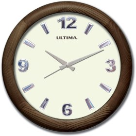 Resim Regal 2103 Aw 50 Cm Yuvarlak Ahşap Ofis Duvar Saati 