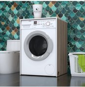 Resim Kenzlife Çamaşır Makinesi Dolabı Naum Crd 90*70*60 Banyo Kapaksız Arkalıksız 