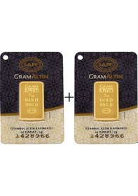 Resim 10 Gram 24 Ayar Külçe Altın (5+5) 