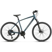Resim Mosso Legarda-pro-x18-msm Erkek Şehir Bisikleti 510h Hd 28 Jant 18 Vites Mavi Gümüş Çok Renkli 