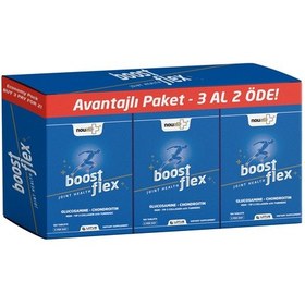 Resim Nouplus Boostflex Glukozamin Tip 2 Kollajen içeren Takviye Edici Gıda 3 x 180 Tablet 
