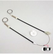 Resim VW Golf MK3 1991-1998 Vento Jetta 1H2 İçin Arka Sağ Cam Kriko Set 
