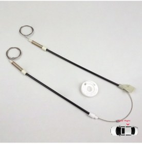 Resim VW Golf MK3 1991-1998 Vento Jetta 1H2 İçin Arka Sağ Cam Kriko Set 
