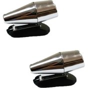 Resim Pengfushop5 Gümüş Tarzı 2 Adet Çan Otomotiv Gümüş Ultrasonik Hayvan Uyarı Düdükleri Geyik Araba Hayvan Geyik Uyarı Düdükleri Oto Güvenlik Uyarı Cihazı (Yurt Dışından) 