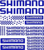 Resim Lazer-20 X 17,5 Cm-yaratıcılık 22 Adet Kiti Shimano Bisiklet Çıkartmaları İçin Uyumlu Güneş Koruyucu Su Geçirmez Pvc Ar 