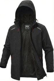 Resim Ghassy Co Erkek Rüzgarlık/yağmurluk Outdoor Omuz Detay Mevsimlik Siyah Spor Ceket 