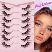 Resim 7 Çift Hipoalerjenik Karışık Stil Sahte Kirpik Seti, Doğal ve Anime, Yeniden Kullanılabilir, U Dalga, 3D Sahte Kirpikler, Şeffaf Bant, Kabarık ve Dramatik Görünüm, Başlangıçlar İçin Çiftler, Uzunluklar 6-18mm, PH-2409 