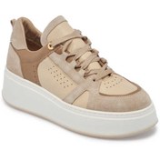 Resim Tergan Vizon Hakiki Deri Kadın Sneaker - K24I1AY67133-A02 