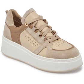 Resim Tergan Vizon Hakiki Deri Kadın Sneaker - K24I1AY67133-A02 
