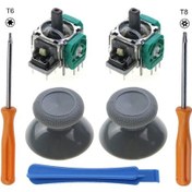 Resim Gri-jcd 3d Analog Joystick Sensörü Modülü Potansiyometre Başparmak Çubuğu Microsoft Xbox One Serisi Sx Denetleyici 